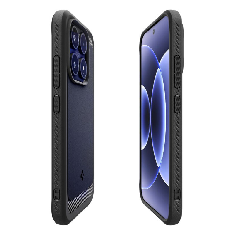 Husa Xiaomi 17 Spigen Rugged Armor, negru mat