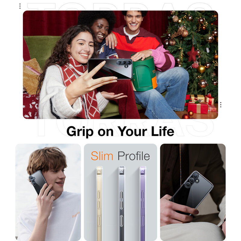 Husa Samsung Galaxy A56 5G Torras Diamond Series, transparenta