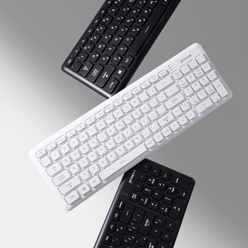 Tastatura wireless cu baterie Proove Classic Code, KBCDEN00003001