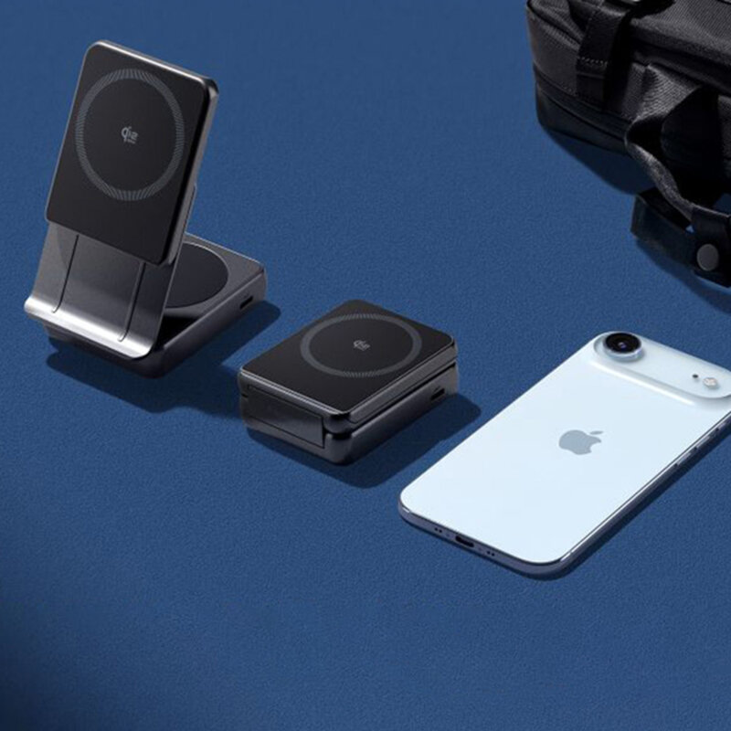 Statie incarcare wireless MagSafe 3in1 Spigen, 25W, EF302MOQ