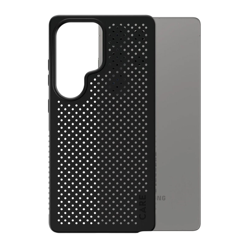 Husa Samsung Galaxy S25 Ultra PanzerGlass® CARE Feature Heat Beat, negru