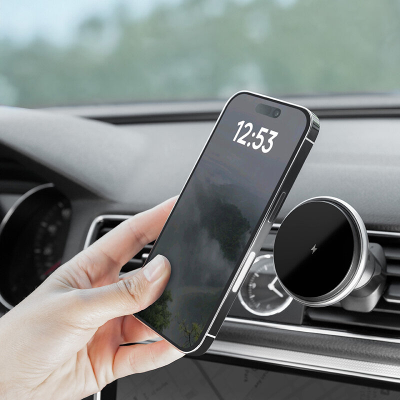 Suport cu incarcare wireless Proove Circle, 15W, WHMC15020006