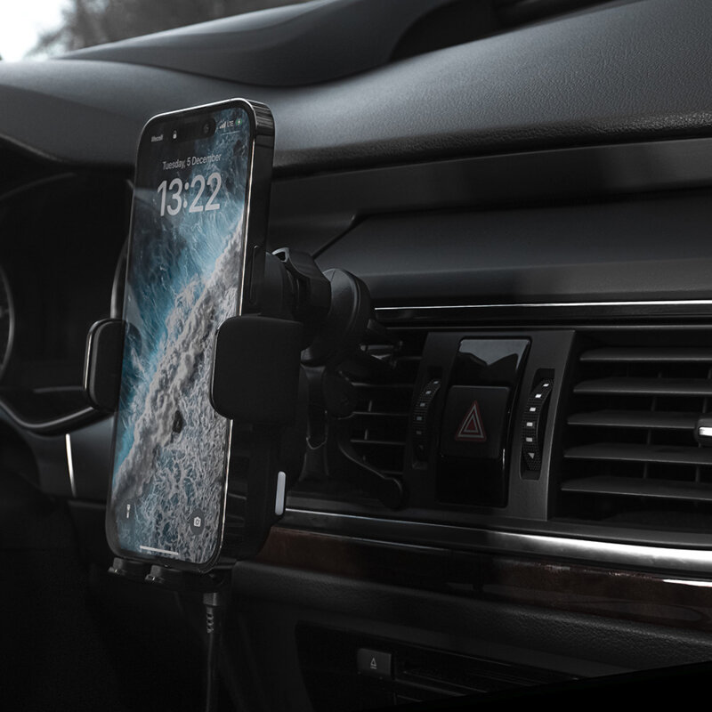 Suport auto telefon, ajustare automata Proove Triple Clamp, 15W