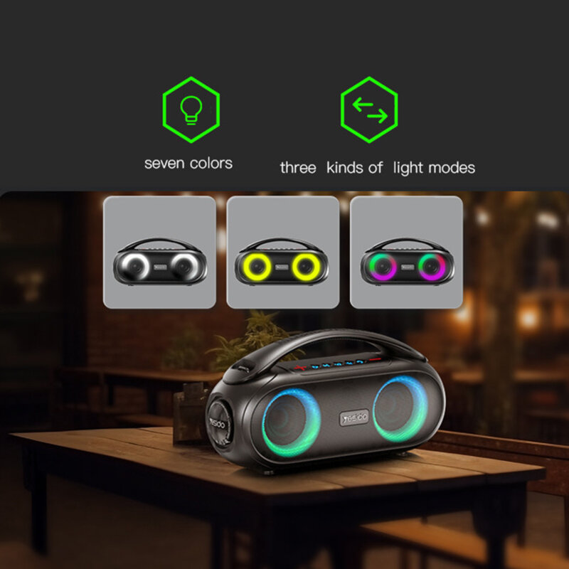 Boxa portabila wireless Bluetooth Yesido, 3000mAh, 40W, YSW19