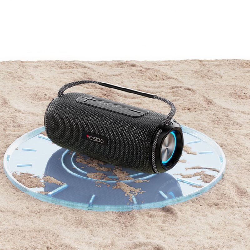 Boxa portabila waterproof Yesido, 2600mAh, 40W, negru, YSW11