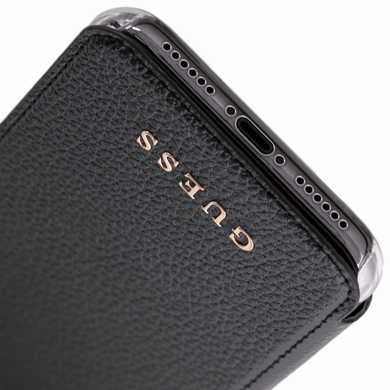 Husa iPhone XR Guess Book - Negru GUFLBKI61IGLTBK