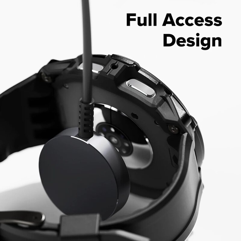 [Pachet husa + curea] Samsung Galaxy Watch8 44mm Ringke Rugged Gear, negru