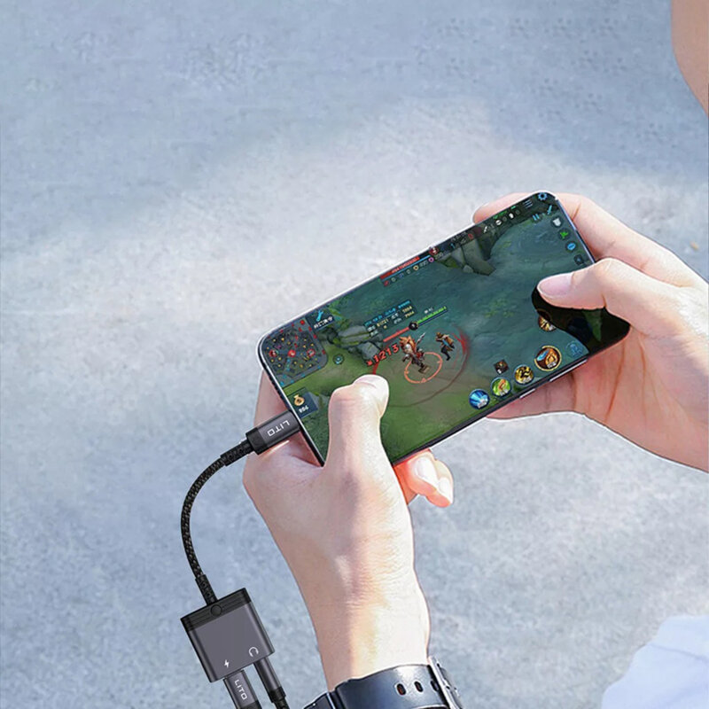 Adaptor audio Type-C la Jack 3.5mm, Type-C Lito LA04T, negru