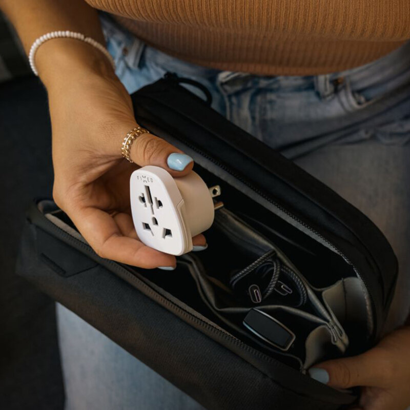 Adaptor priza US la EU/AUS/UK, Fixed, 10A/2500W, FIXCT-US