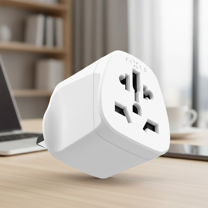 Adaptor priza UK la EU/US/AUS, Fixed, 10A/2500W, FIXCT-UK