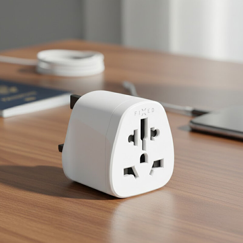 Adaptor priza UK la EU/US/AUS, Fixed, 10A/2500W, FIXCT-UK