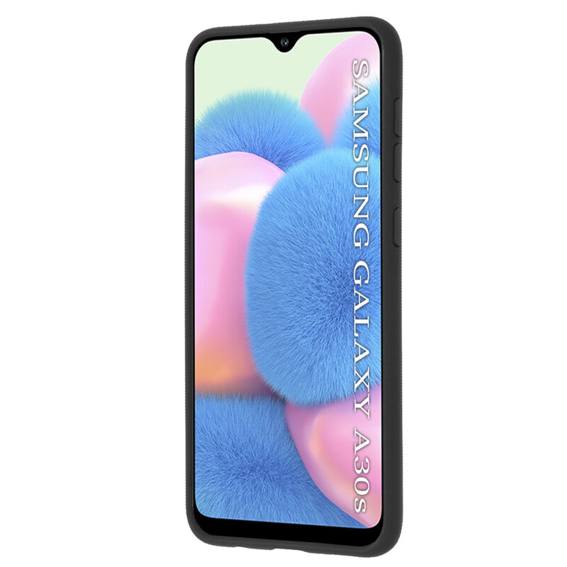 Husa Samsung Galaxy A30s Techsuit Glinth Cu Inel Suport Stand Magnetic - Negru