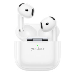 Casti Half-In-ear Bluetooth 5.4 Yesido TWS31S, 300mAh, alb