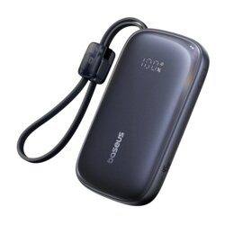 Baterie externa cu cablu 20000mAh Baseus, 45W, negru, E0027P00