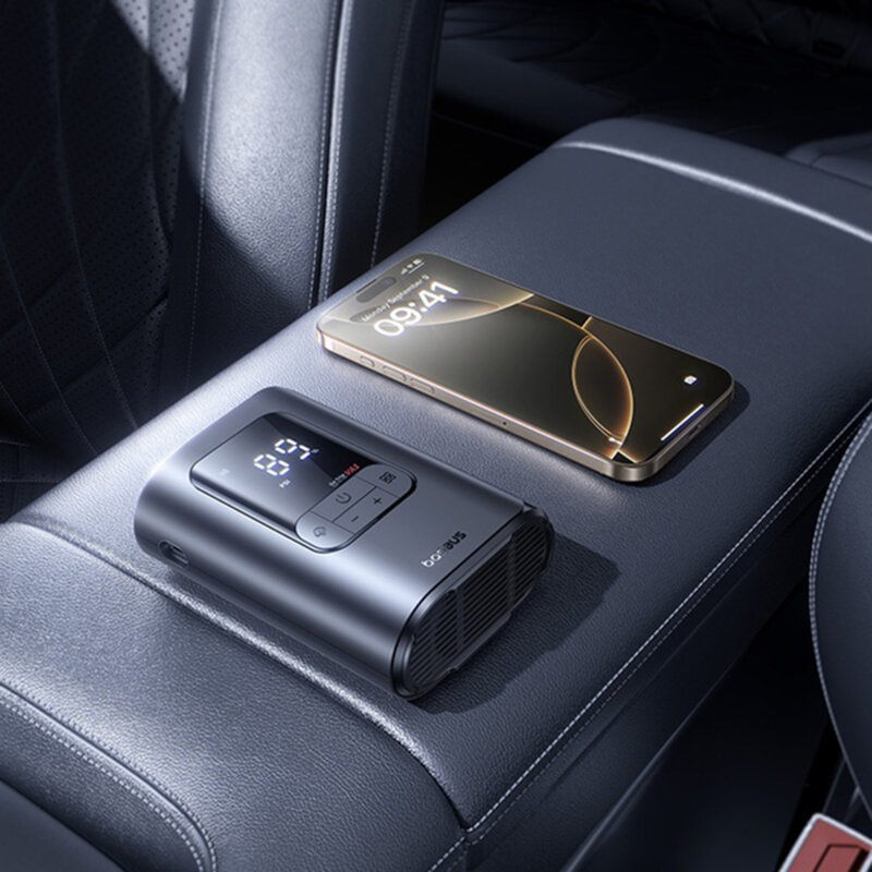 Compresor auto wireless, pompa electrica 82W Baseus, C0119501