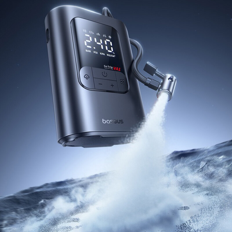 Compresor auto wireless, pompa electrica 82W Baseus, C0119501