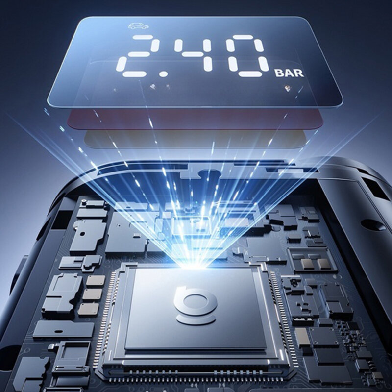 Compresor auto wireless, pompa electrica 82W Baseus, C0119501