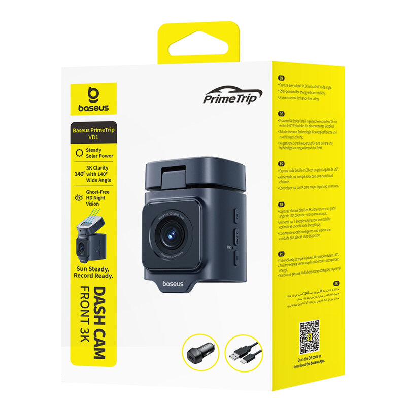 Camera auto DashCam 3K Baseus, negru, C10669000123-00