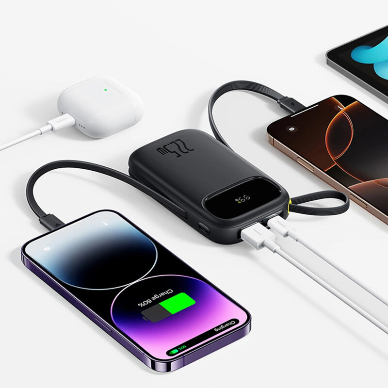 Baterie externa 10000mAh Baseus, 22.5W, negru, P10082106123-00