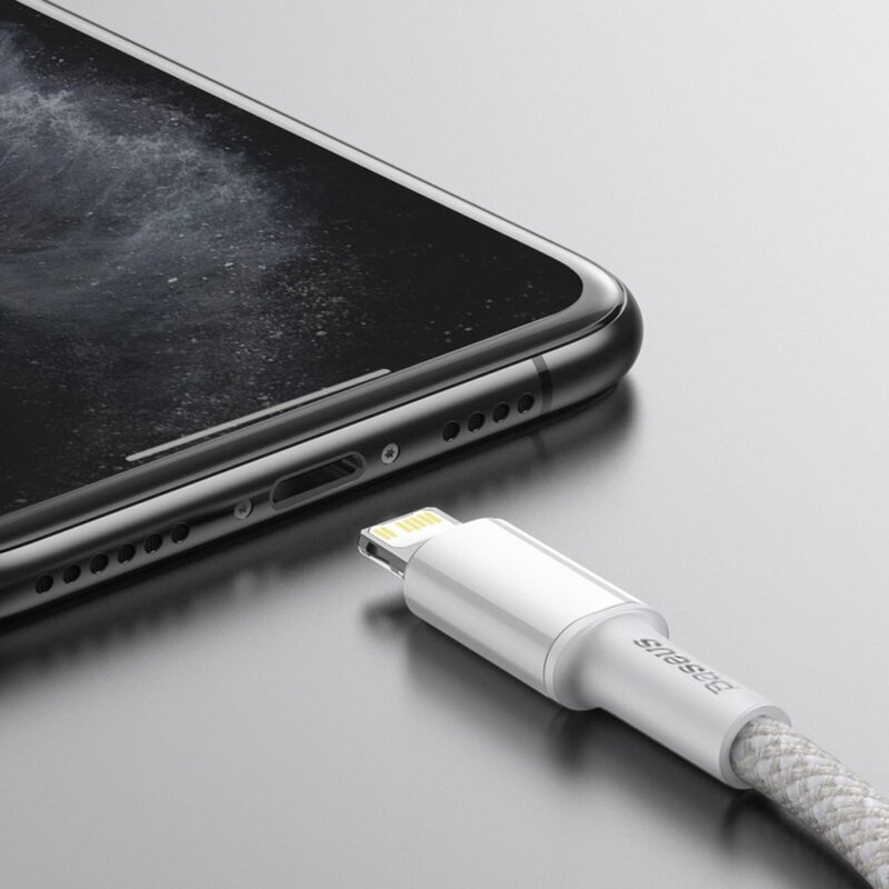 Cablu de dateType-C la Lightning, Baseus, 2m, 20W, CATLGD-A02