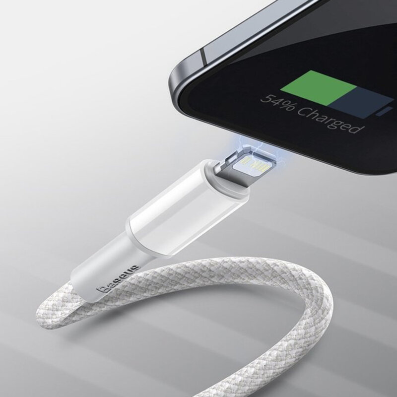 Cablu de dateType-C la Lightning, Baseus, 2m, 20W, CATLGD-A02