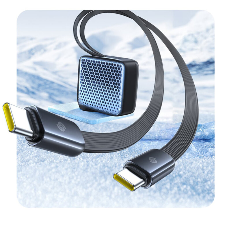 Incarcator Type-C + 2x cablu retractabil 67W, Baseus, E0121D00