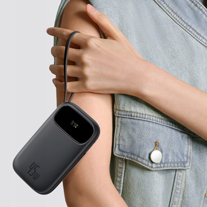 Baterie externa USB, Type-C, 10000mAh Baseus, negru, E0028C00