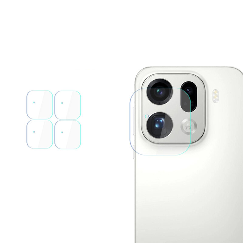 [Pachet 4x] Folie Oppo Find X9 Pro 3mk Lens Protection, transparenta