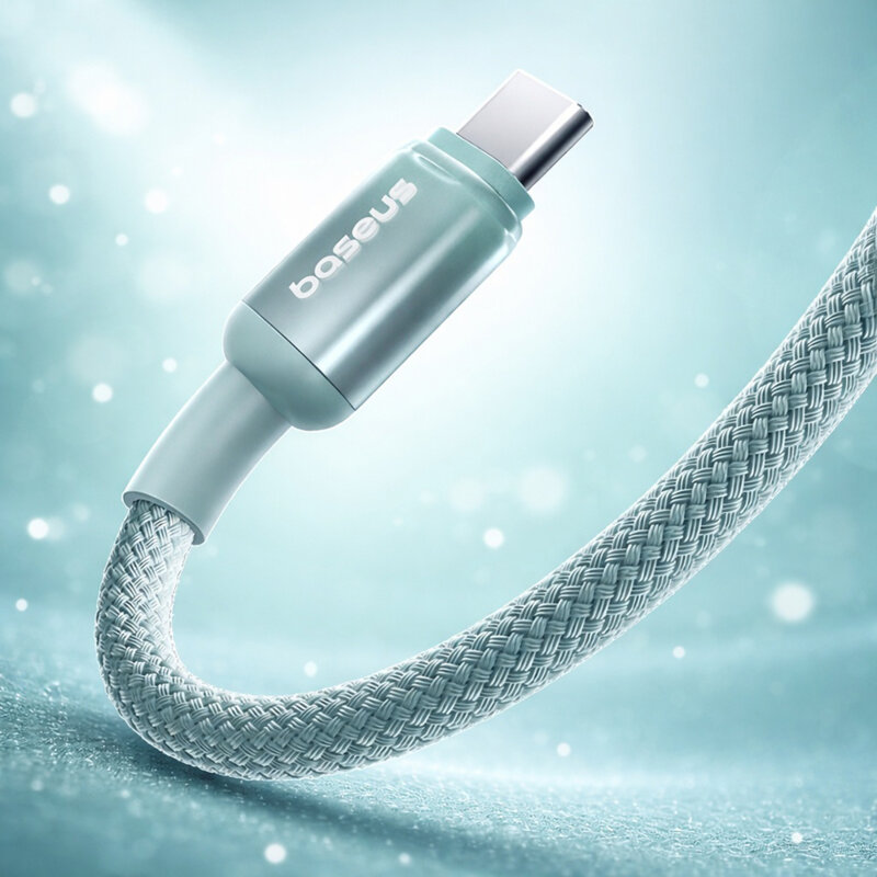 Cablu de date USB-C 100W, Baseus Discolor E0420700, 1m