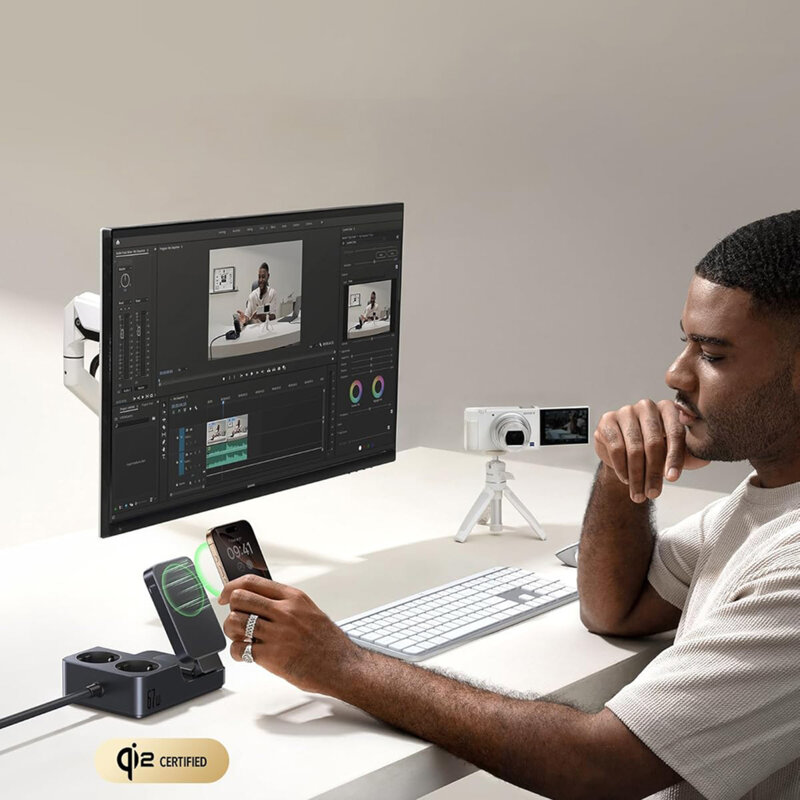 Statie de incarcare wireless 6in1 67W, Baseus, E00078801123-00