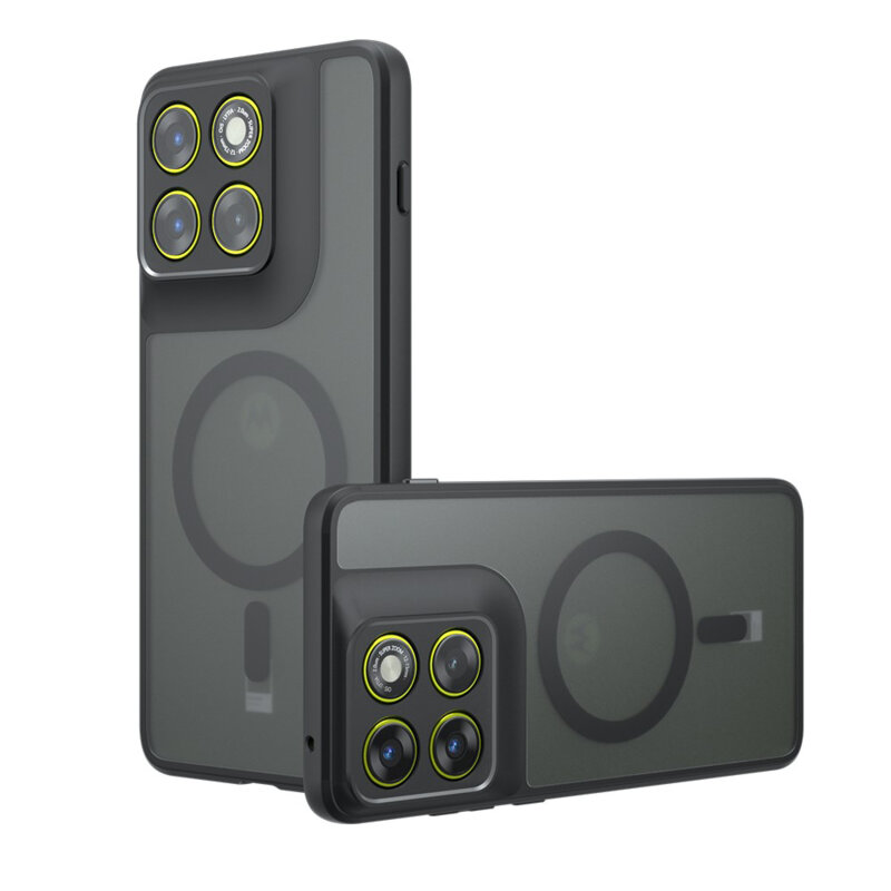 Husa Motorola Edge 70 Techsuit PureFrost MagSafe, negru frost