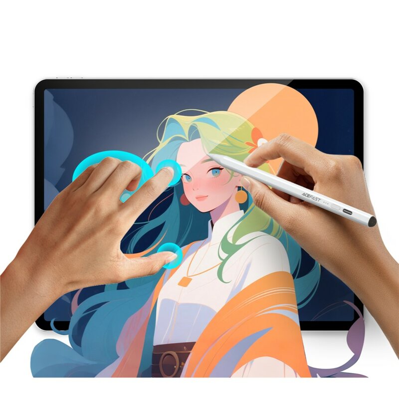 Stylus pen universal Android, iOS Acefast V2, alb