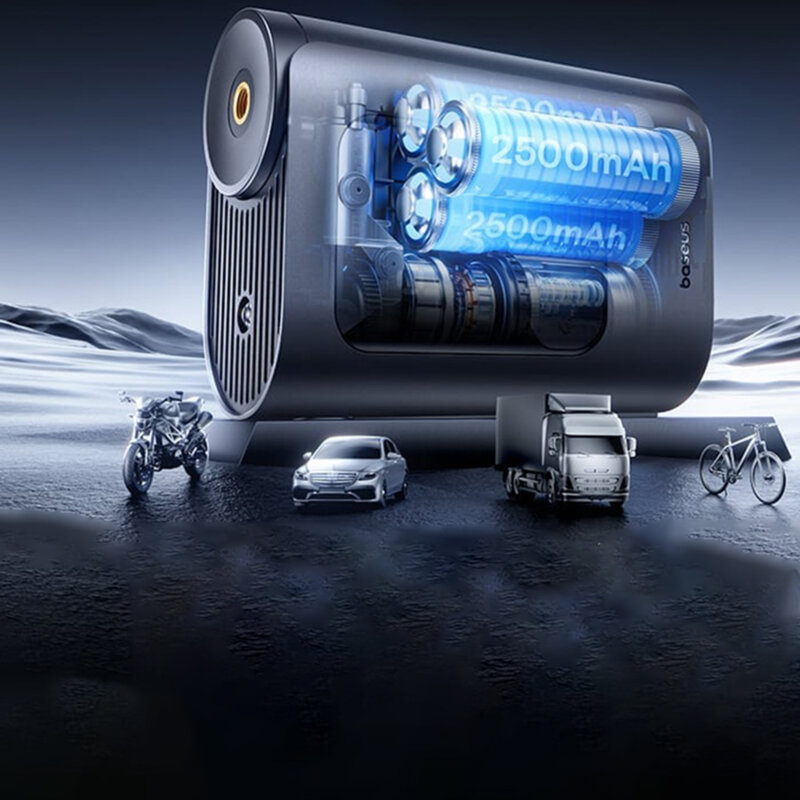 Compresor auto wireless, pompa electrica Baseus, C0119701