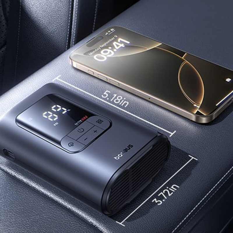 Compresor auto wireless, pompa electrica Baseus, C0119701