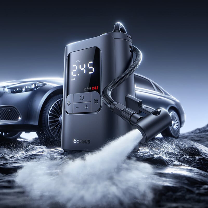Compresor auto wireless, pompa electrica Baseus, C0119701