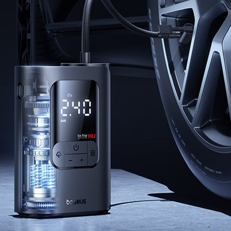 Compresor auto wireless, pompa electrica Baseus, C0119701