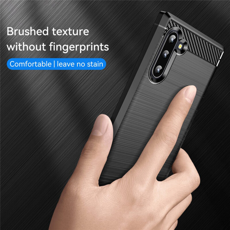 Husa OnePlus 15 Techsuit Carbon Silicone, albastru