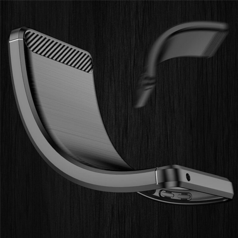 Husa OnePlus 15 Techsuit Carbon Silicone, albastru