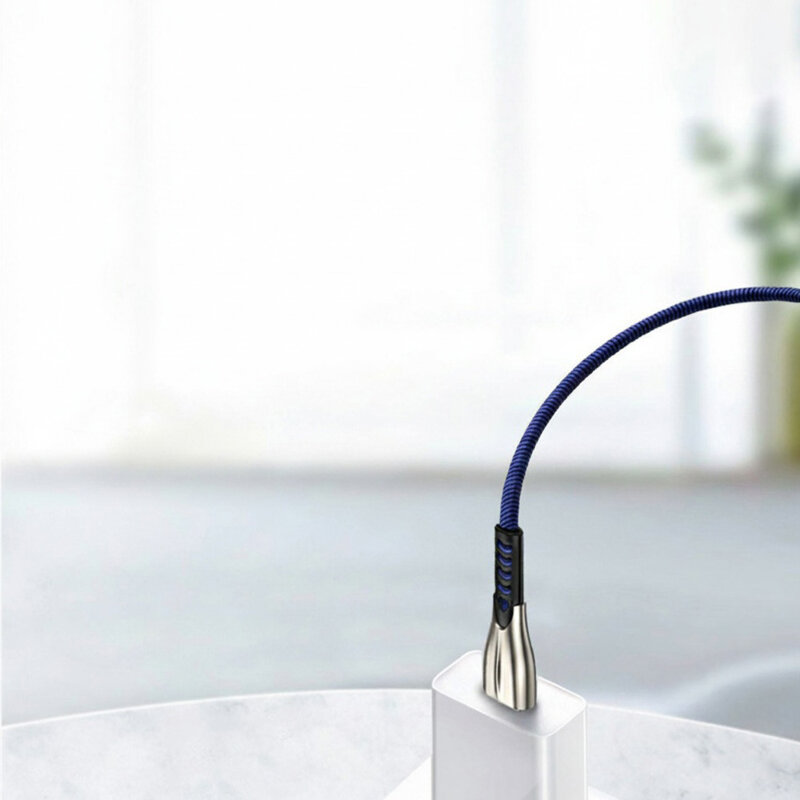 Cablu date si incarcare Apple Lightning ColorWay, 2.4A, 1m, bleu