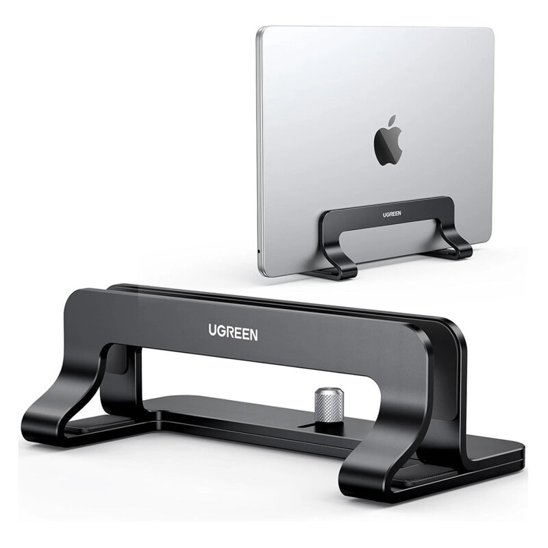 Suport laptop vertical pentru birou, reglabil Ugreen, negru, 25706