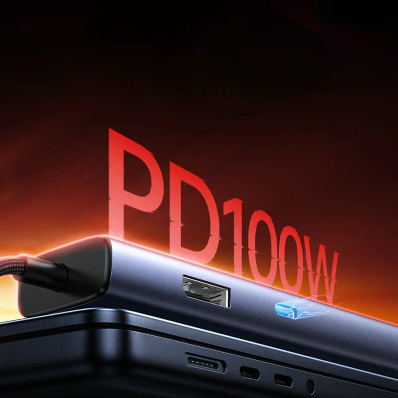 Docking station 6in1, USB, USB-C, RJ45, DP 4K Ugreen, 75643