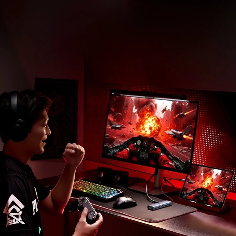 Docking station 6in1, USB, USB-C, RJ45, DP 4K Ugreen, 75643