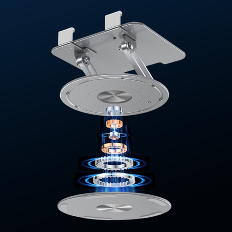 Suport pentru tableta rotativ, pliabil Yesido C293, argintiu