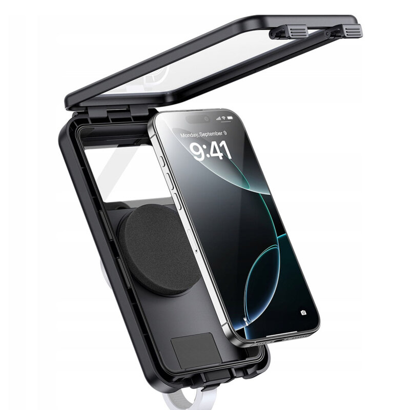 Husa telefon waterproof magnetica, 360° Baseus, 6.9