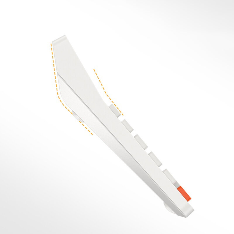 Calculator de birou ergonomic Yesido EC10, LCD Display, alb