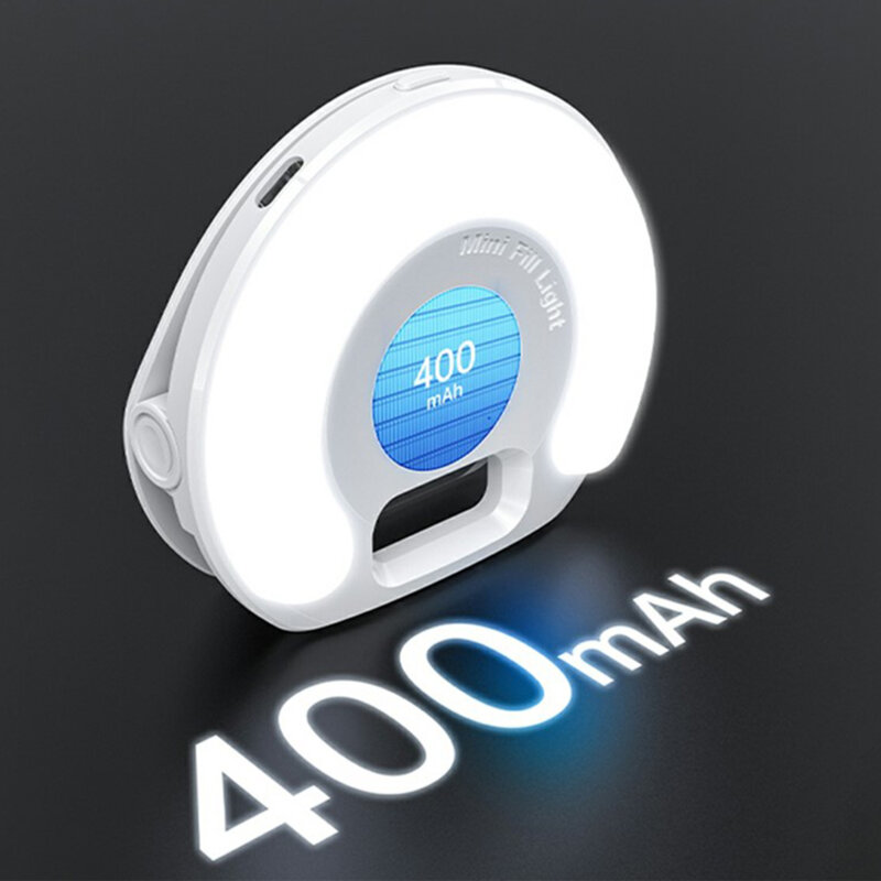 Lumina LED pentru selfie cu clema pentru telefon, Yesido DH13