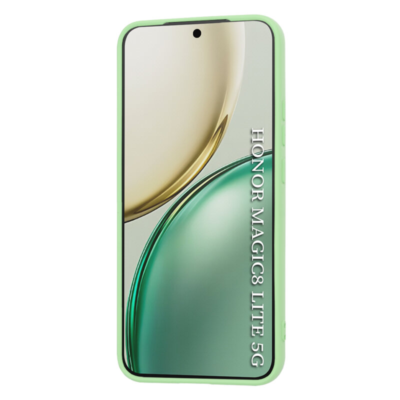 Husa silicon Honor Magic8 Lite Techsuit SoftFlex, verde deschis