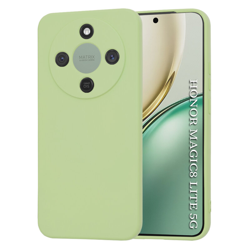 Husa silicon Honor Magic8 Lite Techsuit SoftFlex, verde