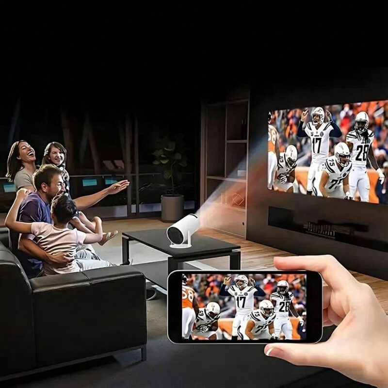 Mini videoproiector portabil HD Yesido TV14, alb