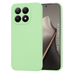 Husa silicon Xiaomi 15T Techsuit SoftFlex, verde deschis